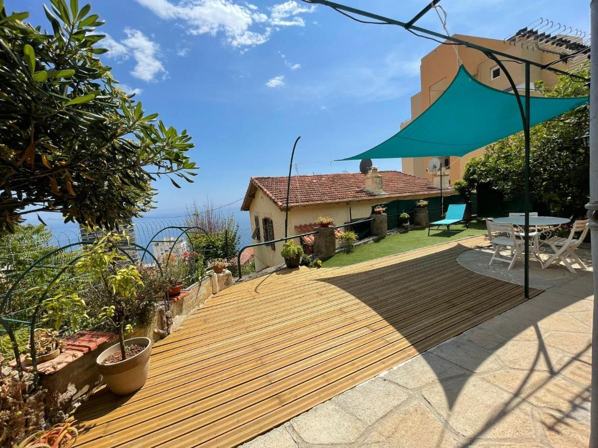 Maison Avec Jardin, Vue Mer Aux Portes De Monaco Beausoleil Exteriör bild