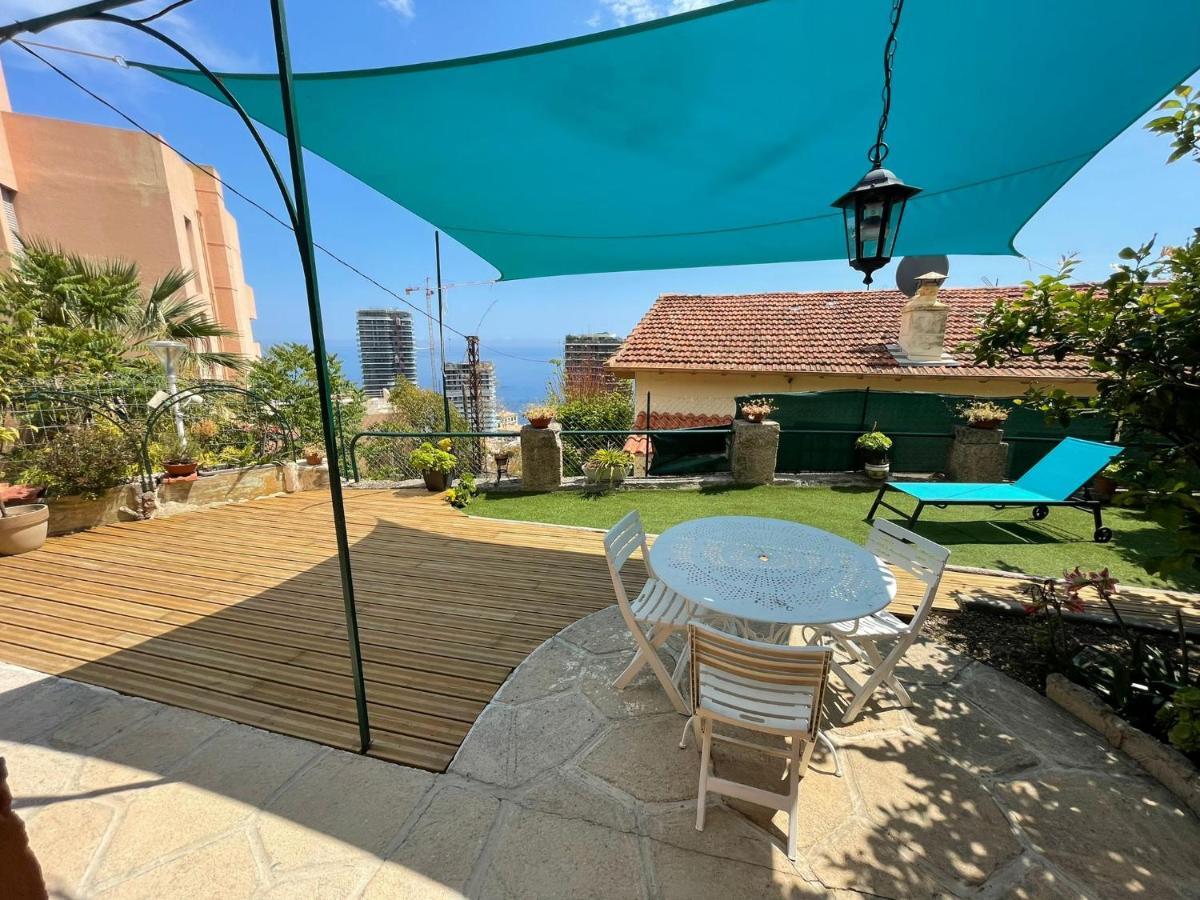 Maison Avec Jardin, Vue Mer Aux Portes De Monaco Beausoleil Exteriör bild